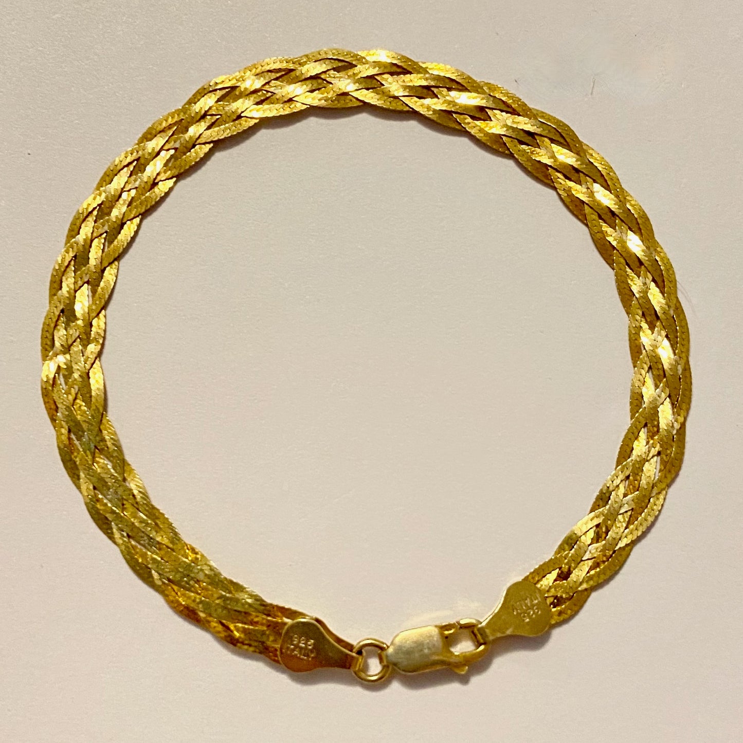 italy 925 herringbonebracelet