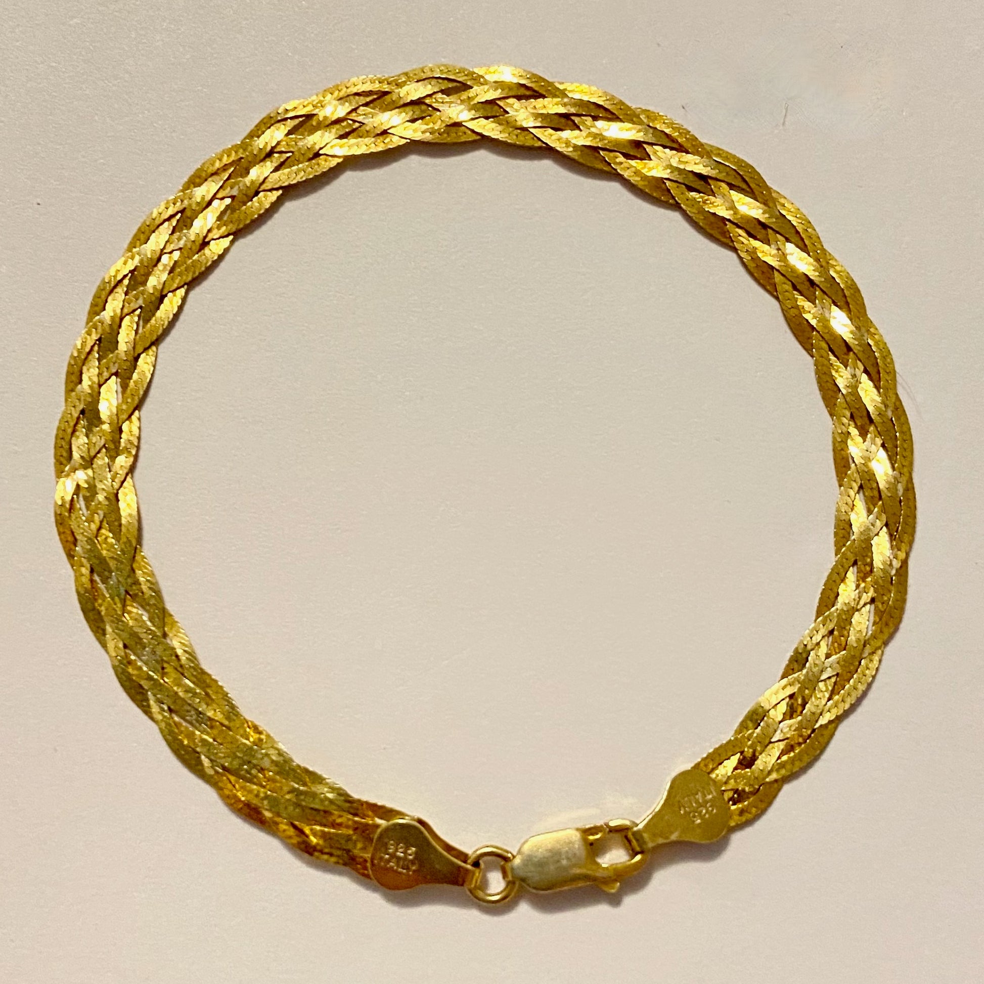 italy 925 herringbonebracelet