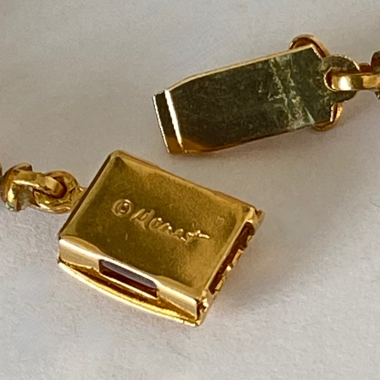 Monet single row faux pearls, vintage costume jewellery