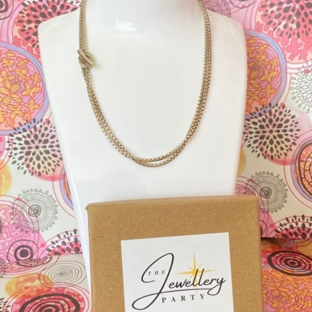 Links of London Smooth rounded Necklace with bar Clasp