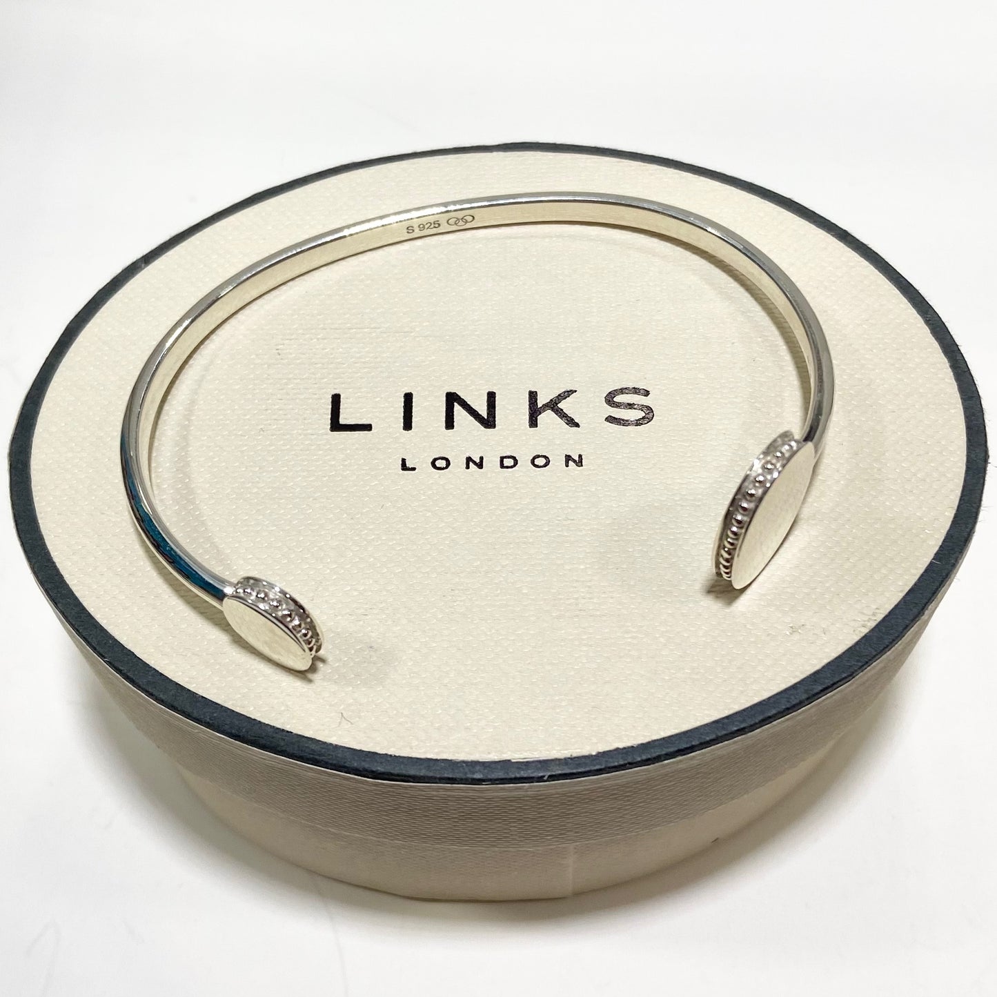Links of London Sterling Silver Narrative Cuff Bracelet can be personalised
