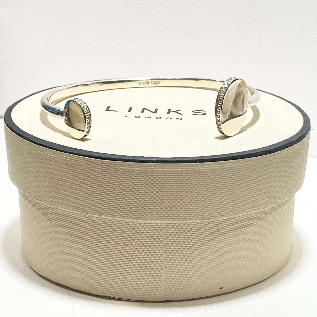 Links of London Sterling Silver Narrative Cuff Bracelet can be personalised
