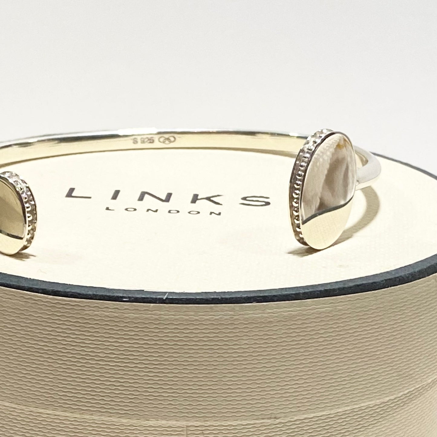 Links of London Sterling Silver Narrative Cuff Bracelet can be personalised
