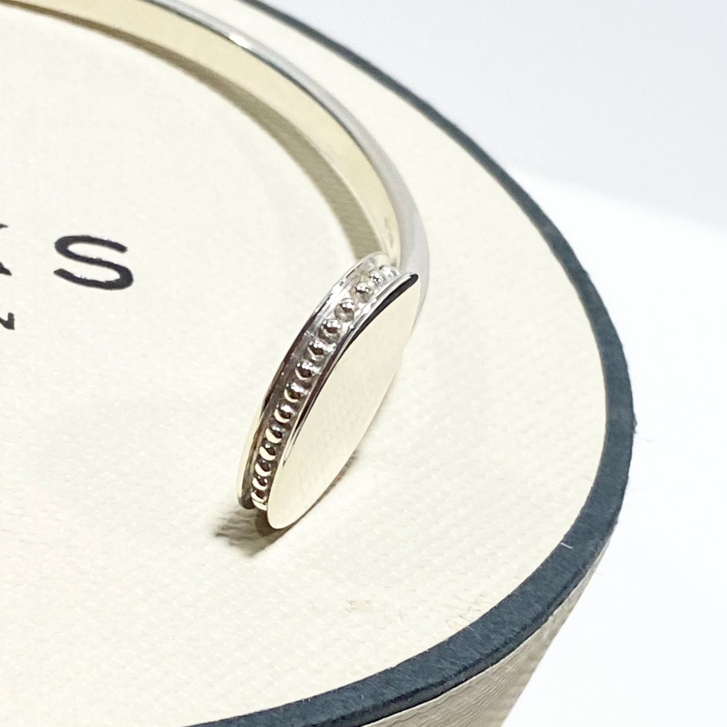 Links of London Sterling Silver Narrative Cuff Bracelet can be personalised