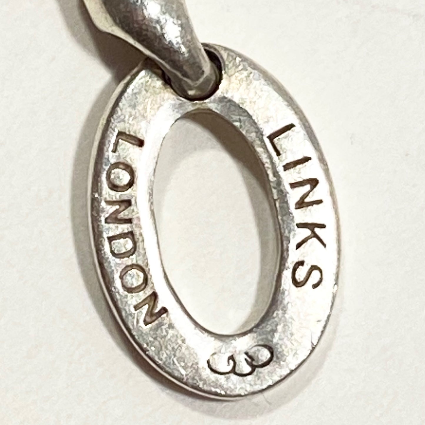 Links of London Vintage Sterling Silver T bar Orbit Ball Bracelet - 19cm