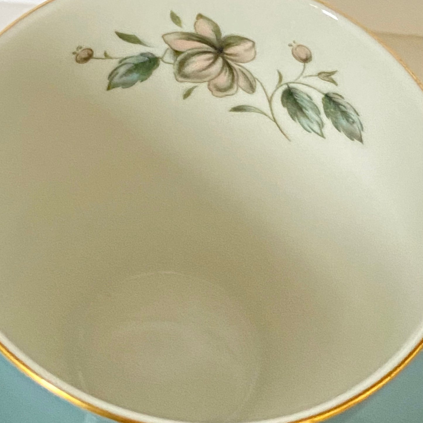 Royal Doulton Small Coffee Cup and Saucer, Rose Elegans Design