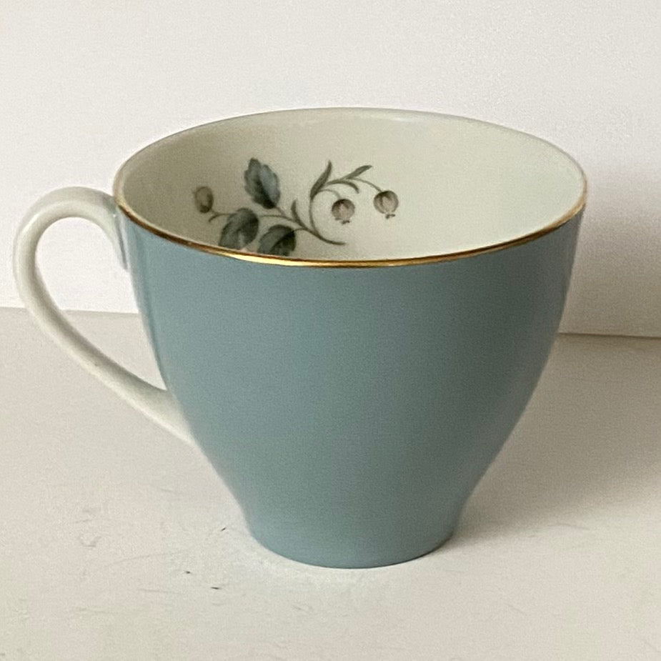 Royal Doulton Small Coffee Cup and Saucer, Rose Elegans Design