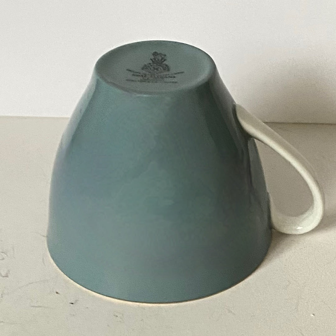 Royal Doulton Small Coffee Cup and Saucer, Rose Elegans Design