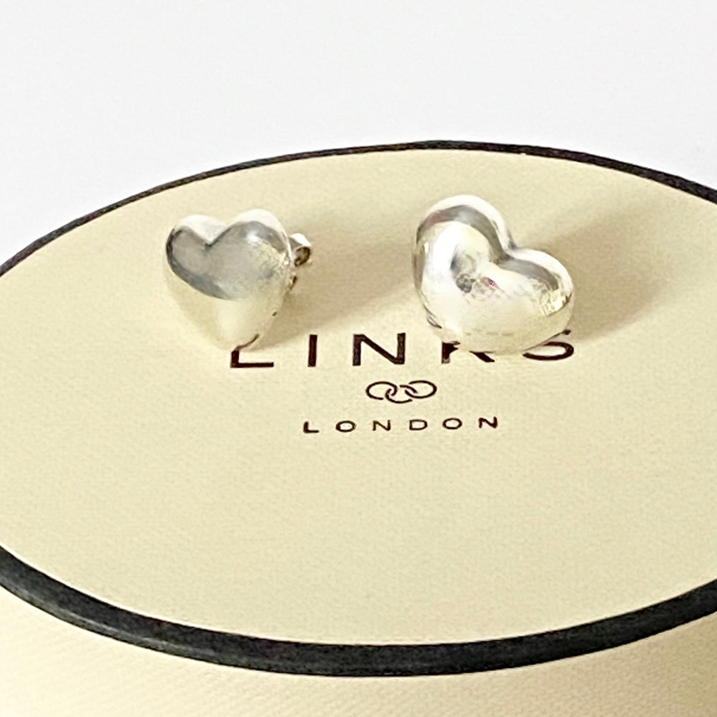 Links of London 925 Sterling Silver Heart Earrings