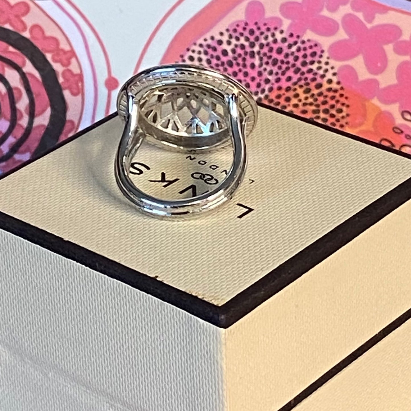Authentic Links of London Sterling Silver Timeless Domed Ring