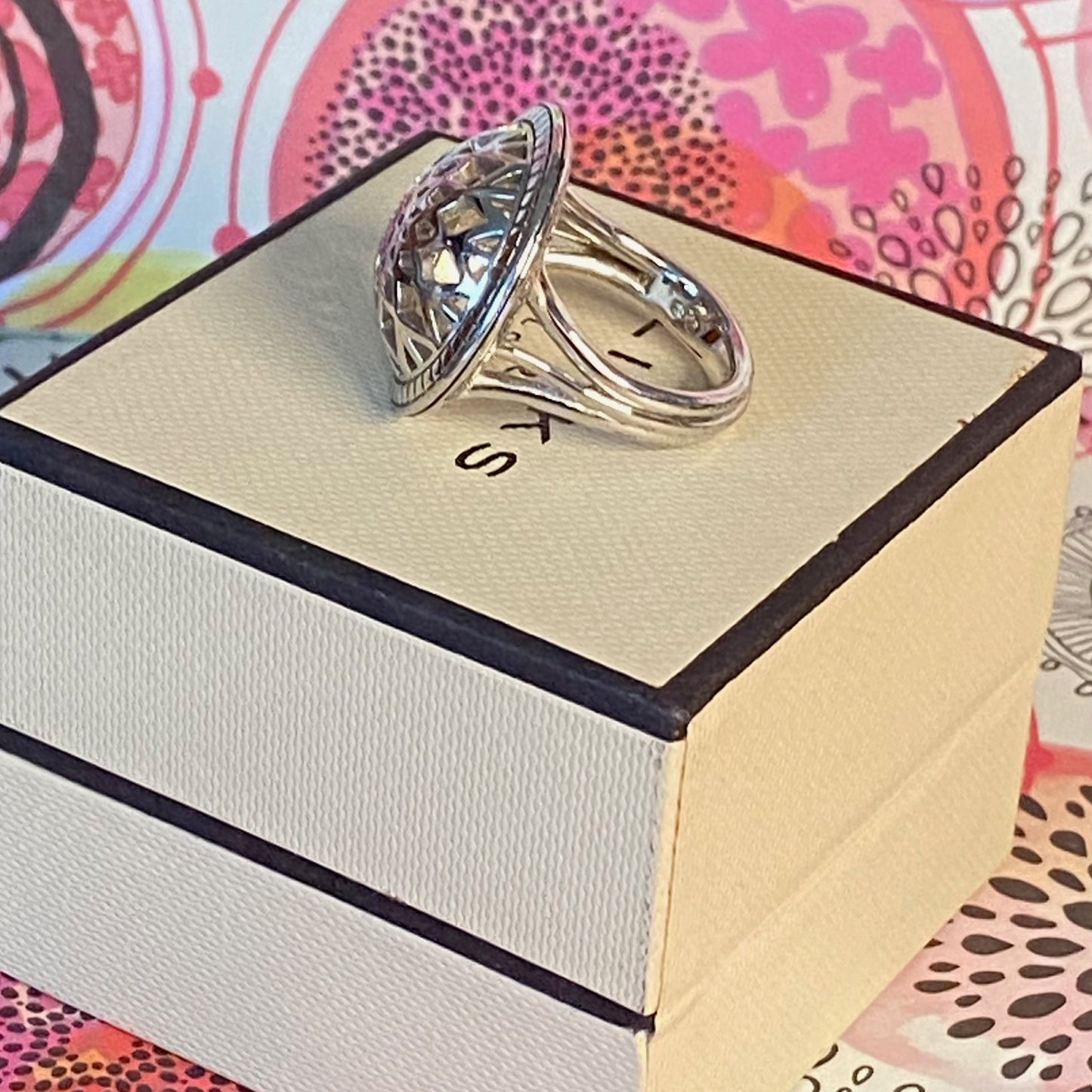 Authentic Links of London Sterling Silver Timeless Domed Ring