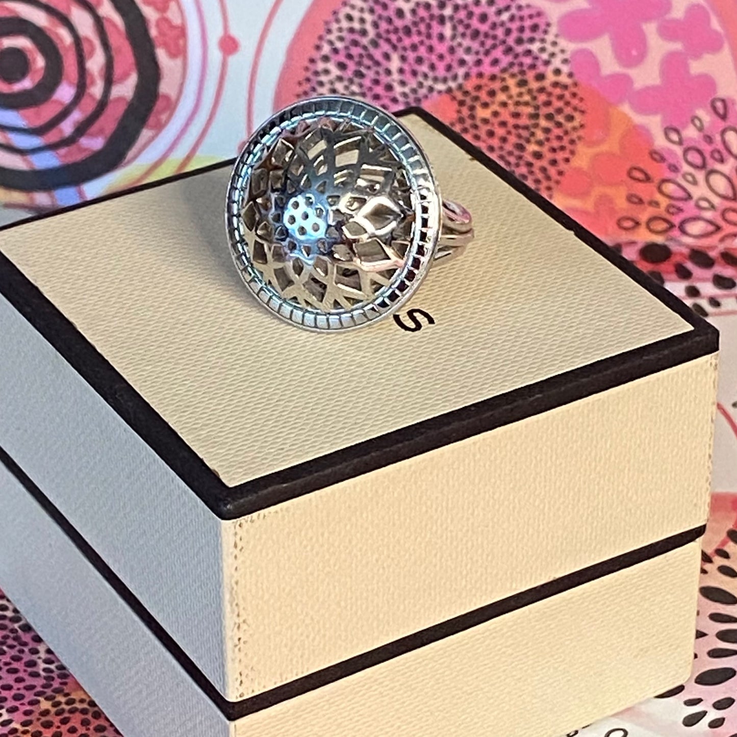 Authentic Links of London Sterling Silver Timeless Domed Ring