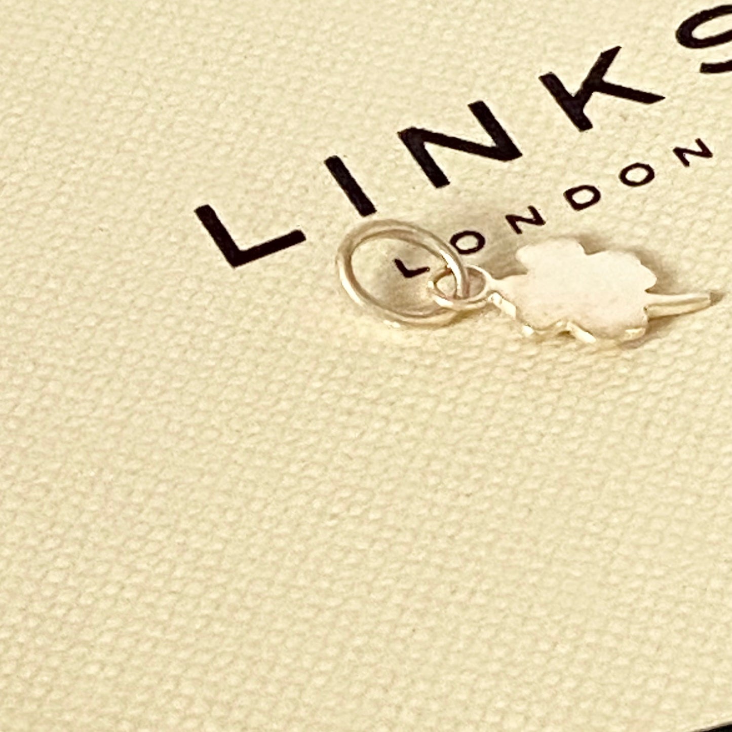 Small Four Leaf Clover Sterling Silver Charm