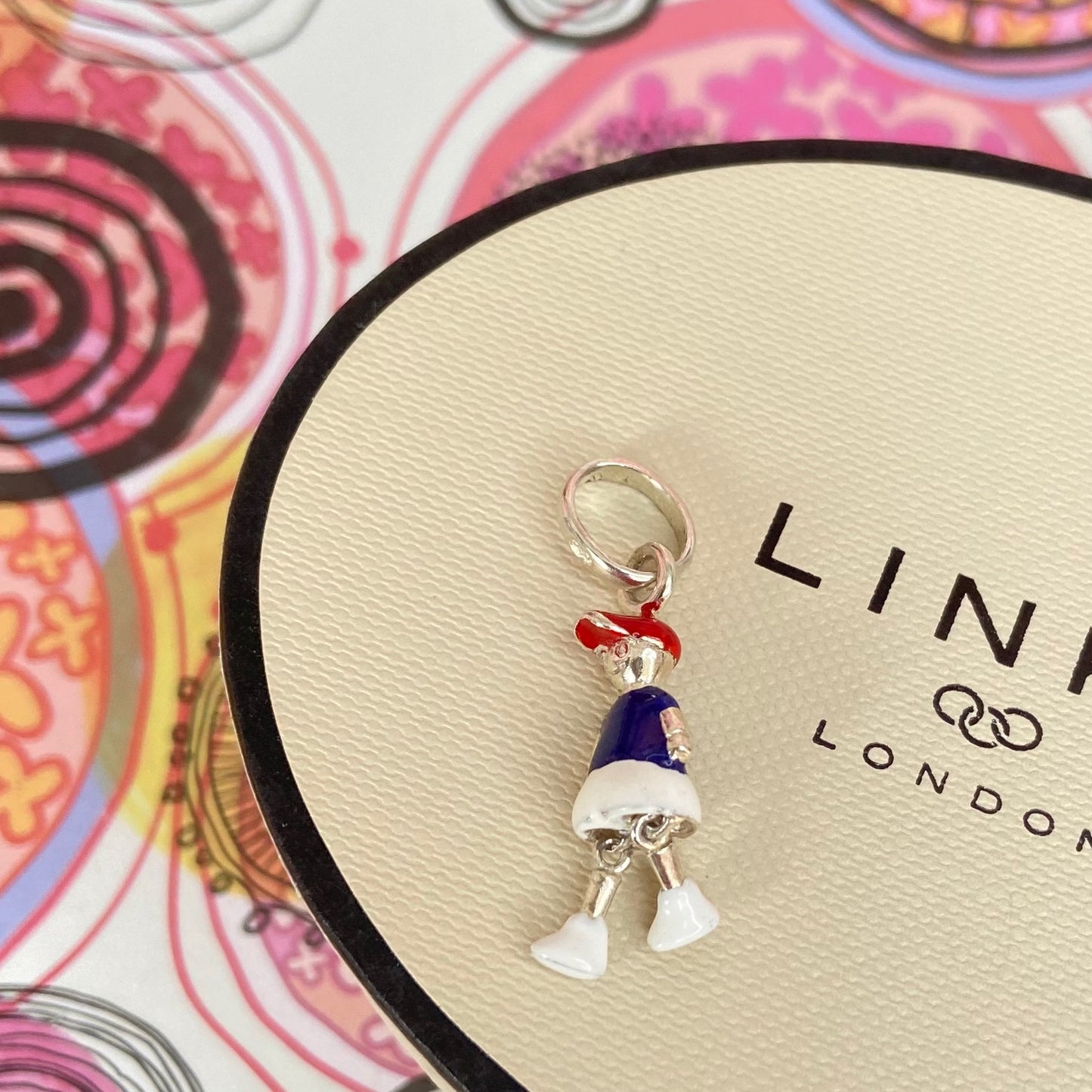 Sterling Silver Links of London Articulated Boy Charm, with movable legs.