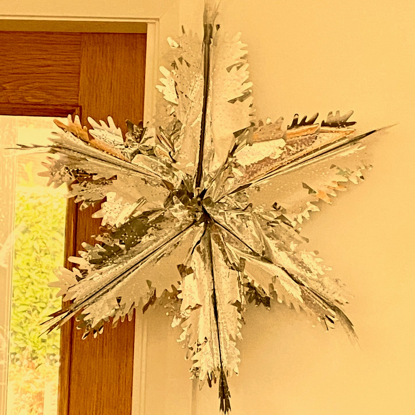 Foil Starburst Home Festive Decoration