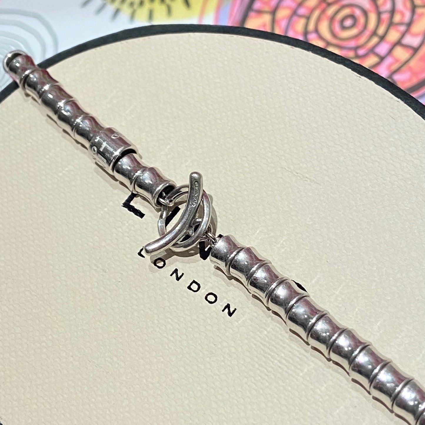New Links of London Sterling Silver Authentic Allsorts Necklace.