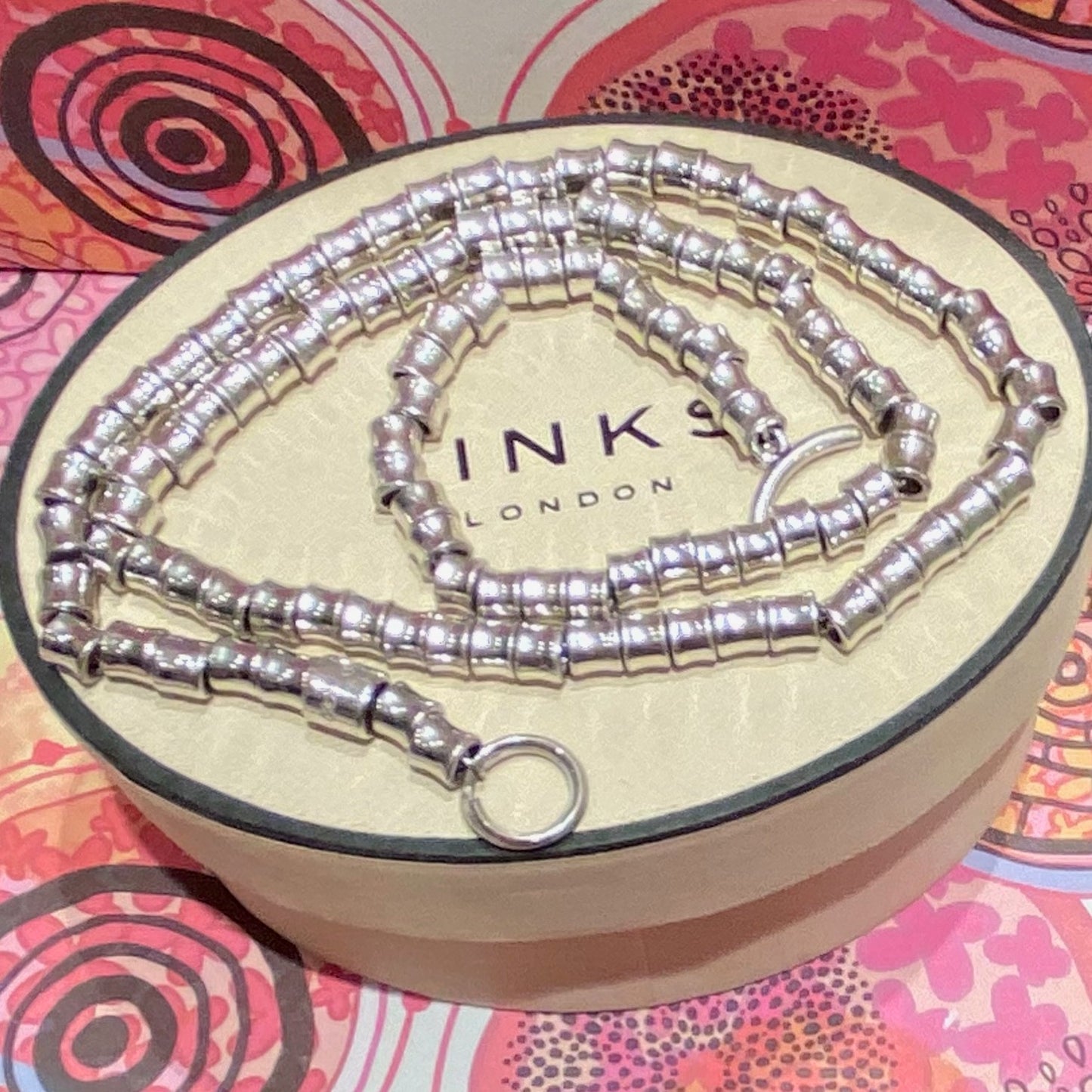 New Links of London Sterling Silver Authentic Allsorts Necklace.