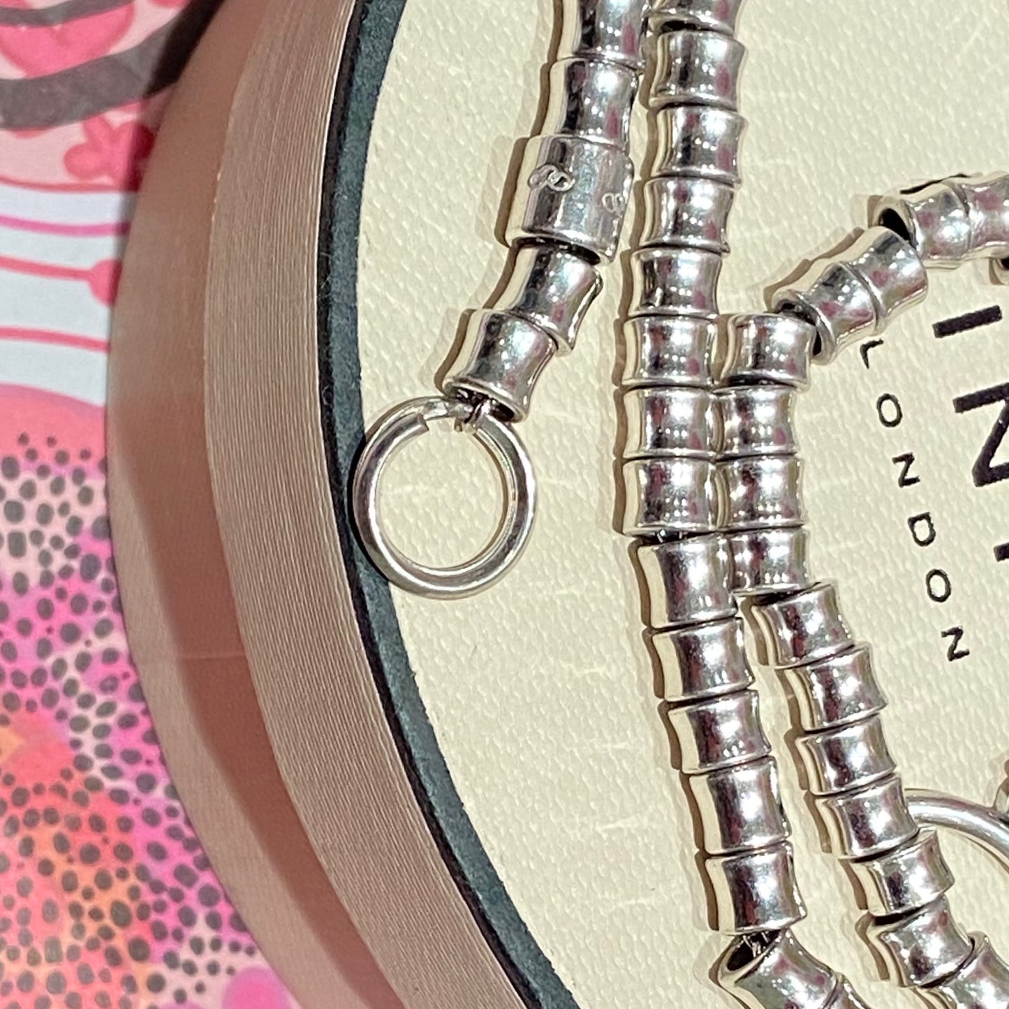 New Links of London Sterling Silver Authentic Allsorts Necklace.