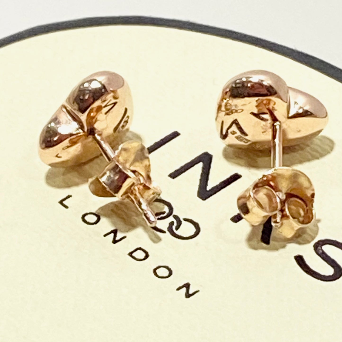 Links of London Sterling Silver Diamond Earrings with 18ct Gold Vermeil Finish