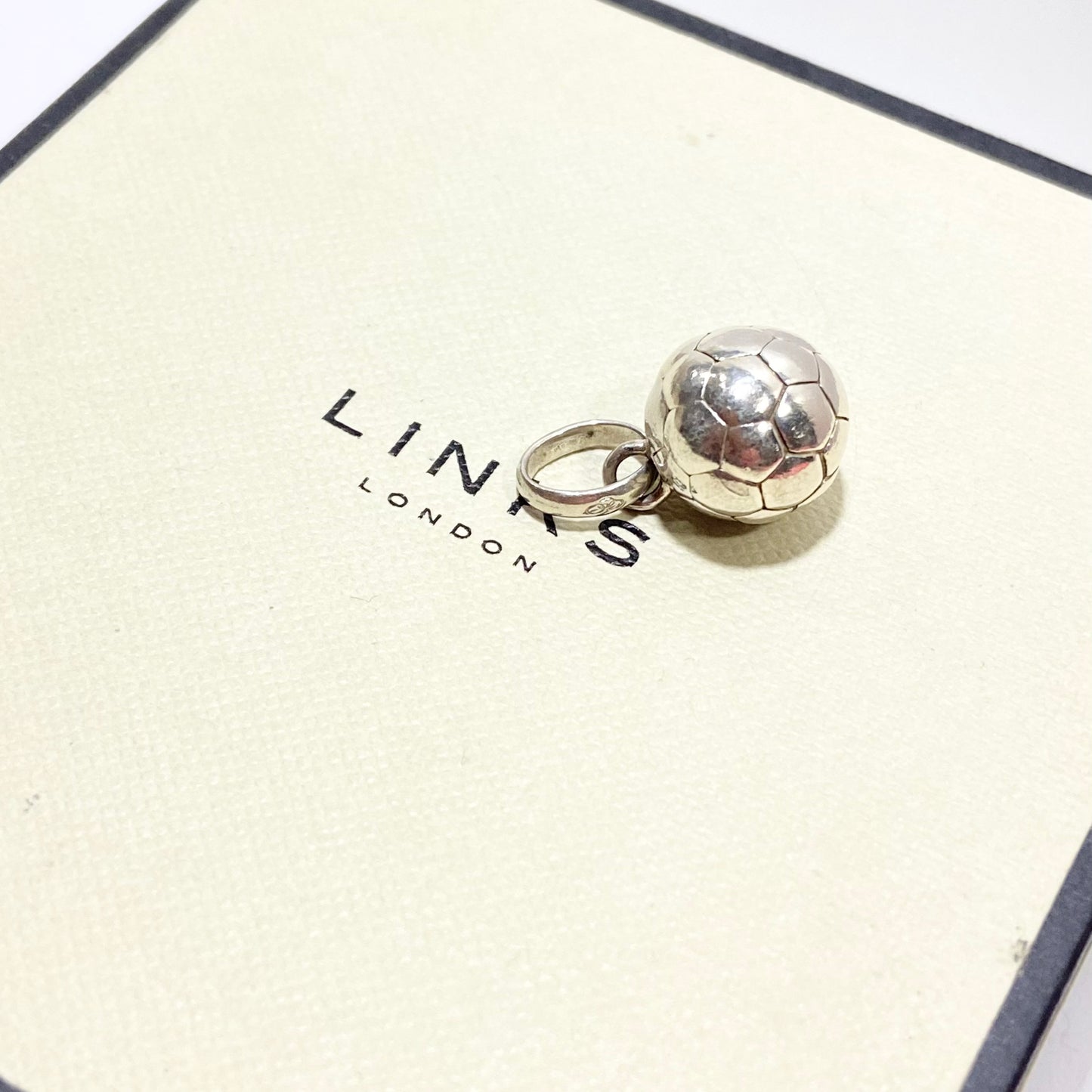 Sterling Silver Links of London Football Charm