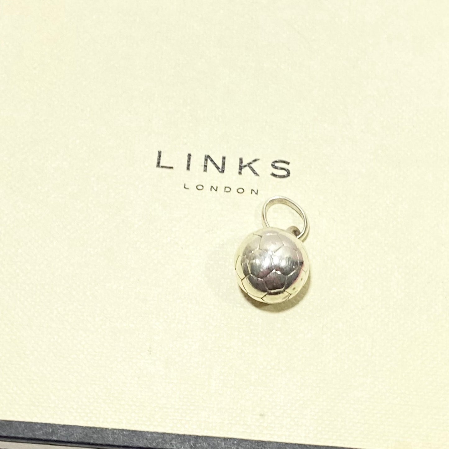 Sterling Silver Links of London Football Charm