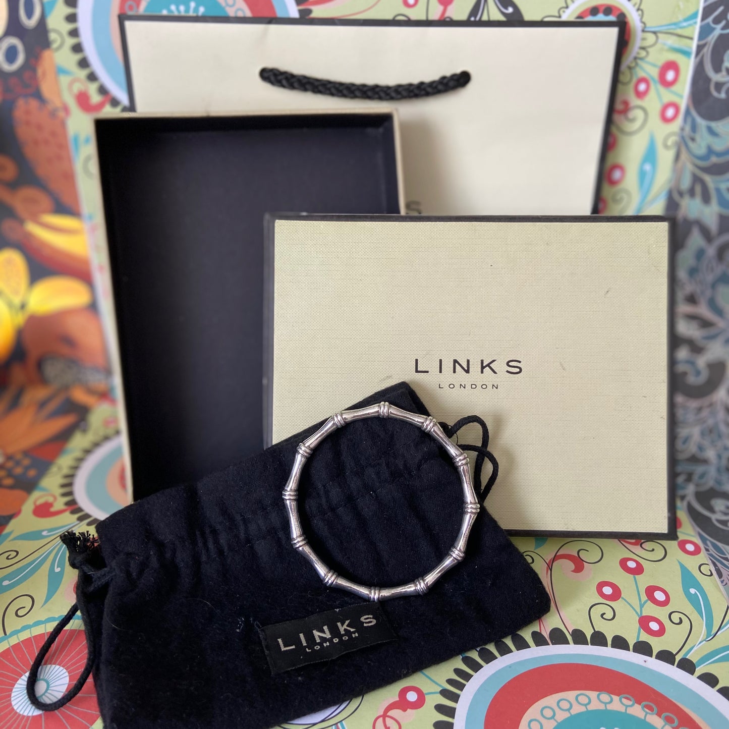 Links of London Bamboo Bangle Size: Medium