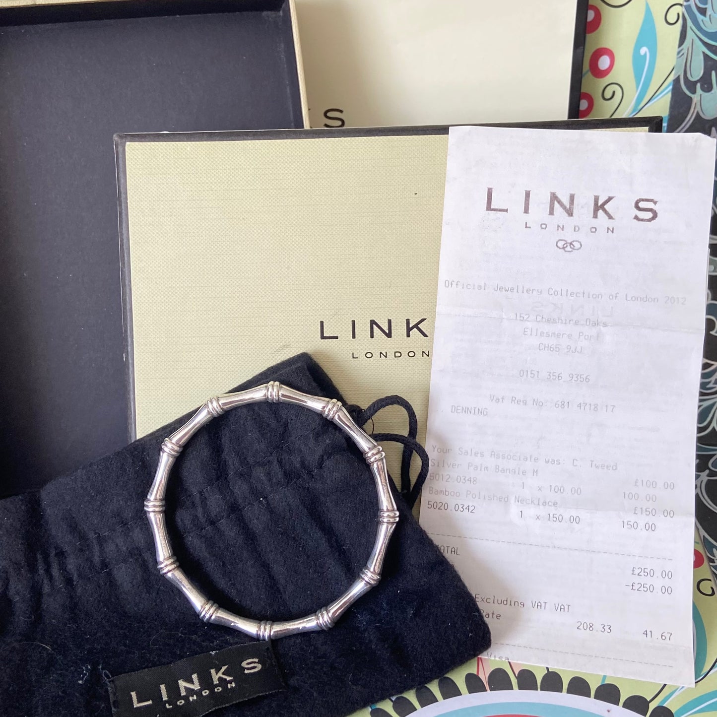 Links of London Bamboo Bangle Size: Medium