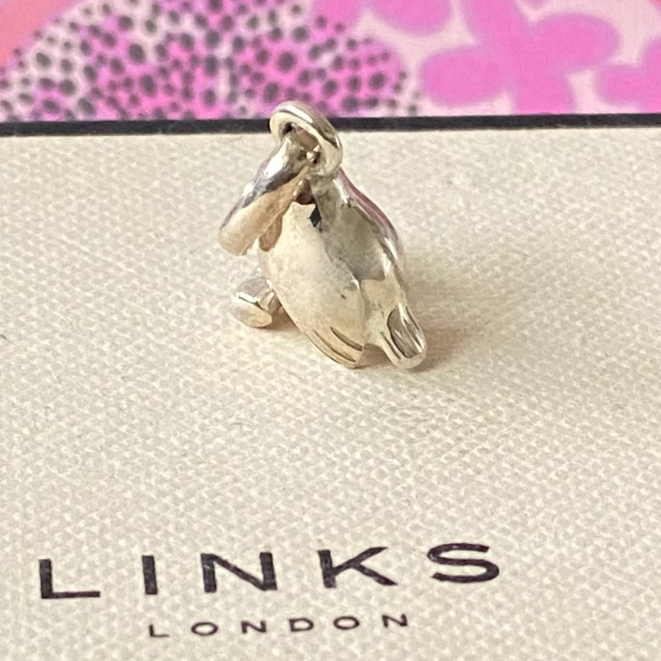 Very Rare, Perfect Condition, Original Links of London Robin Charm crafted from Sterling Silver, Hallmarked and weighs 5g.
