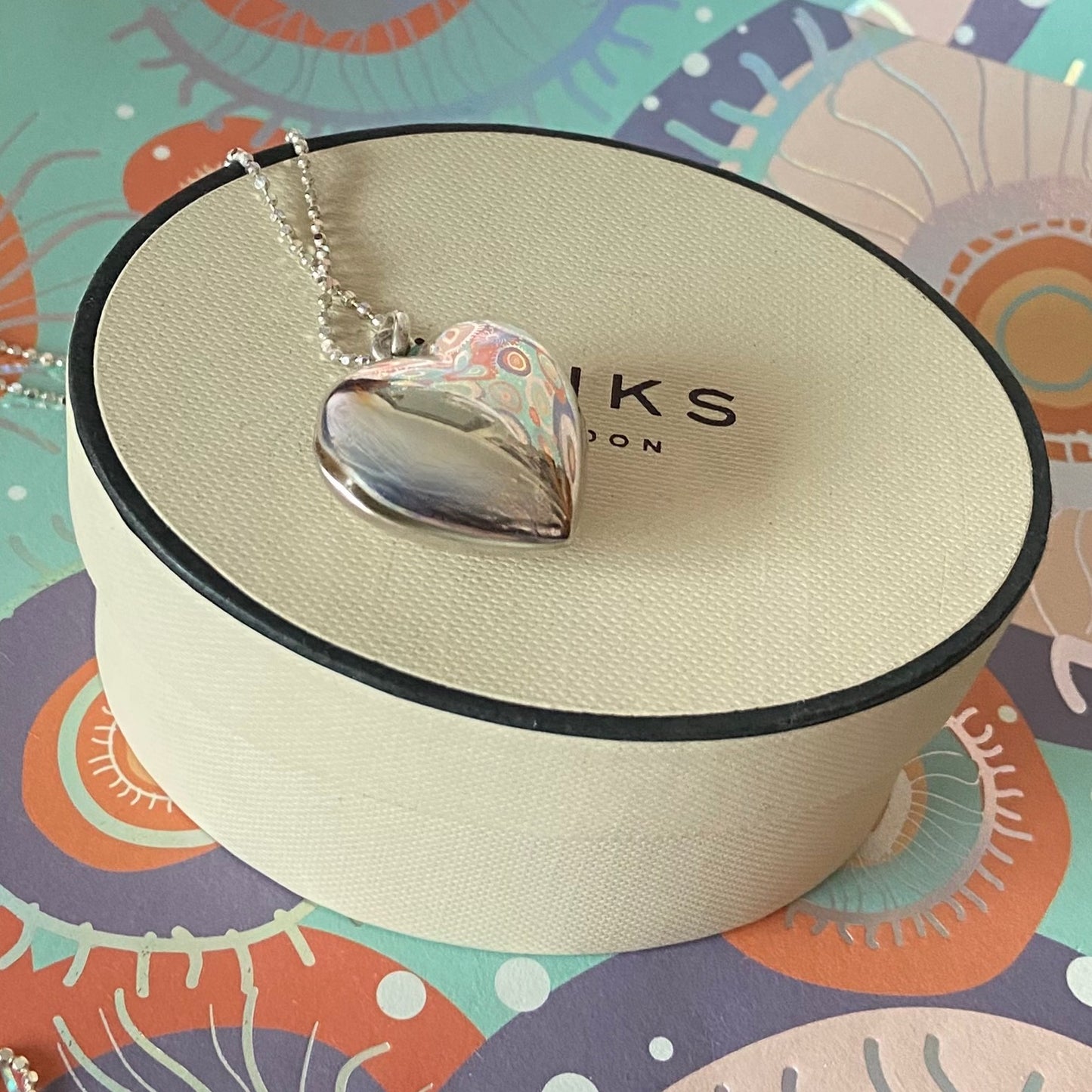 Links of London Chain & Heart photo Locket