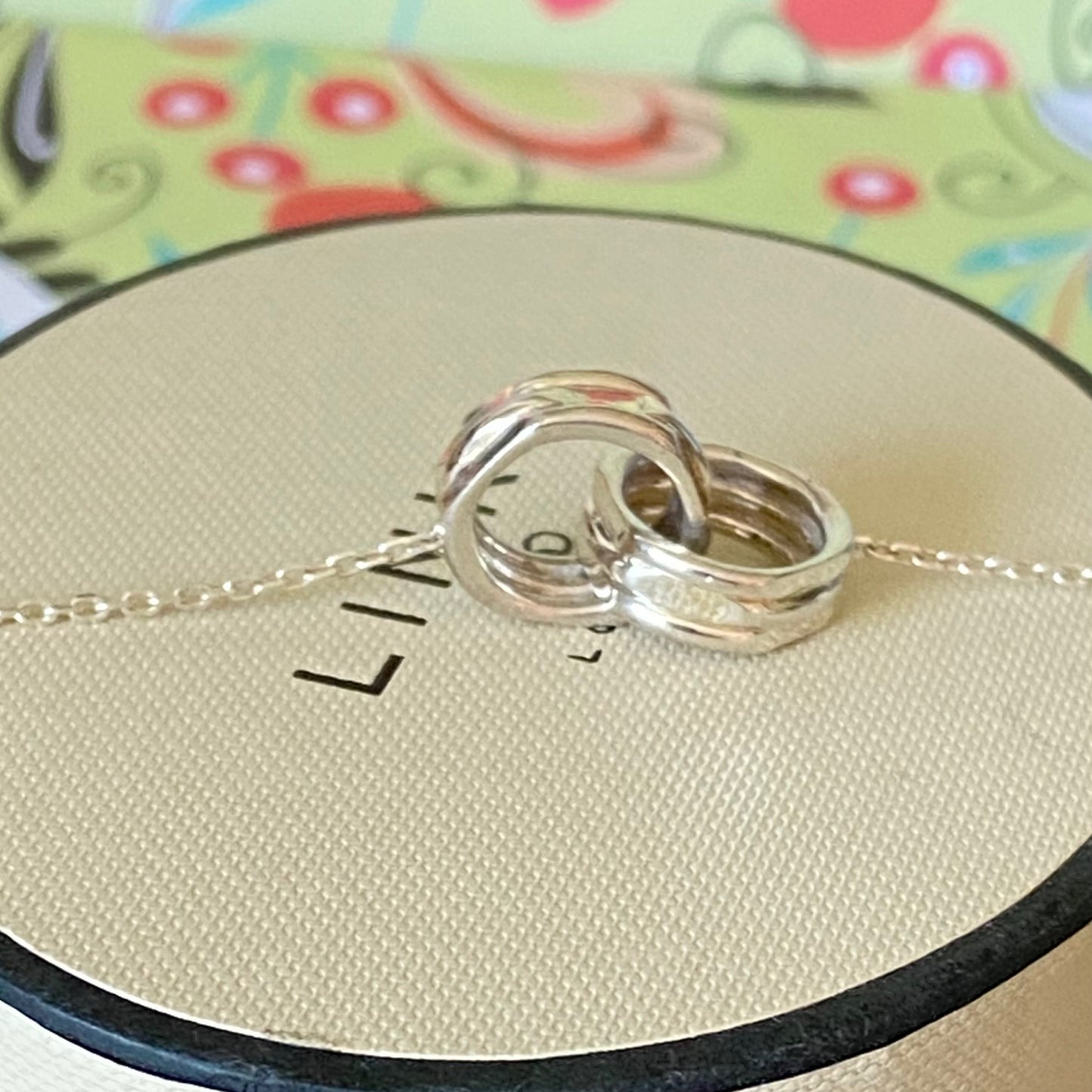Authentic Links of London Sterling Silver 20 - 20 Interlocking Bracelet