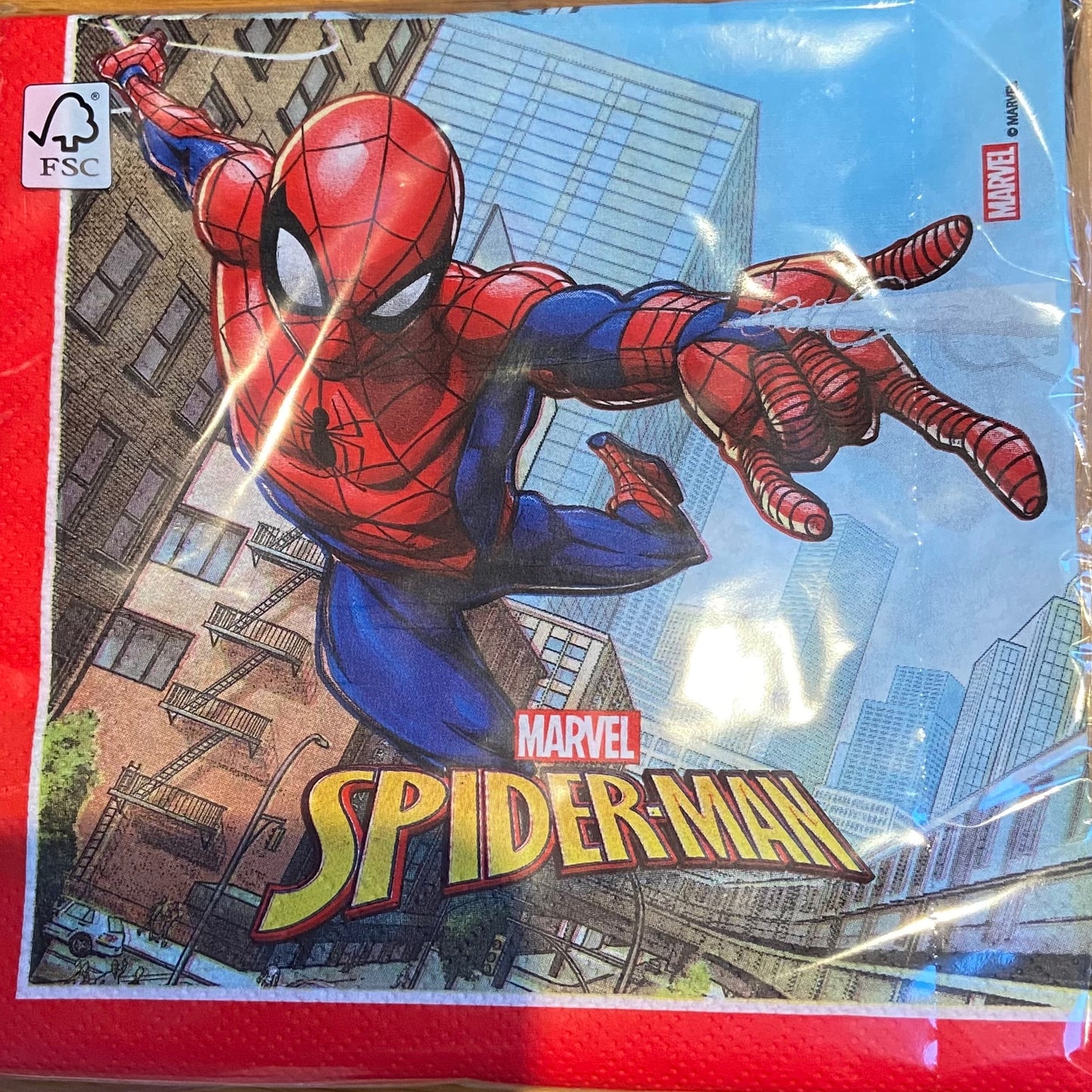 Marvel Spiderman 3 packets Napkins 20 per pack can be used for Decoupage