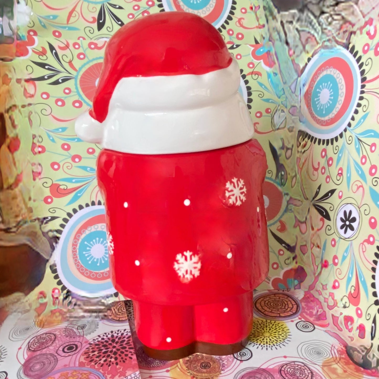 Ceramic Father Christmas Cookie Jar