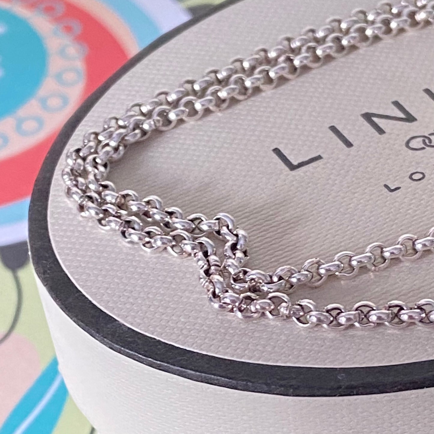 Links of London Belcher Necklace with a Love Heart Pendent