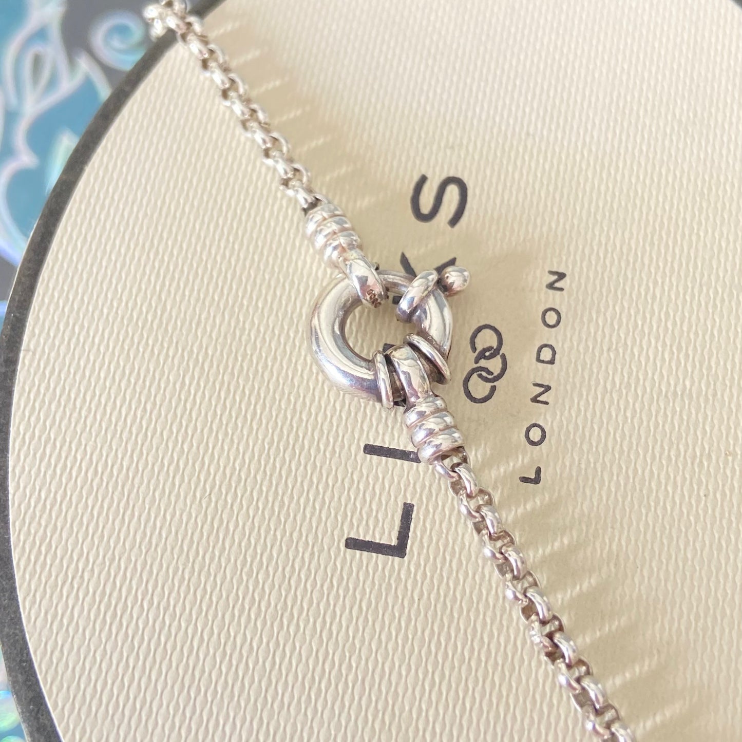 Links of London Belcher Necklace with a Love Heart Pendent