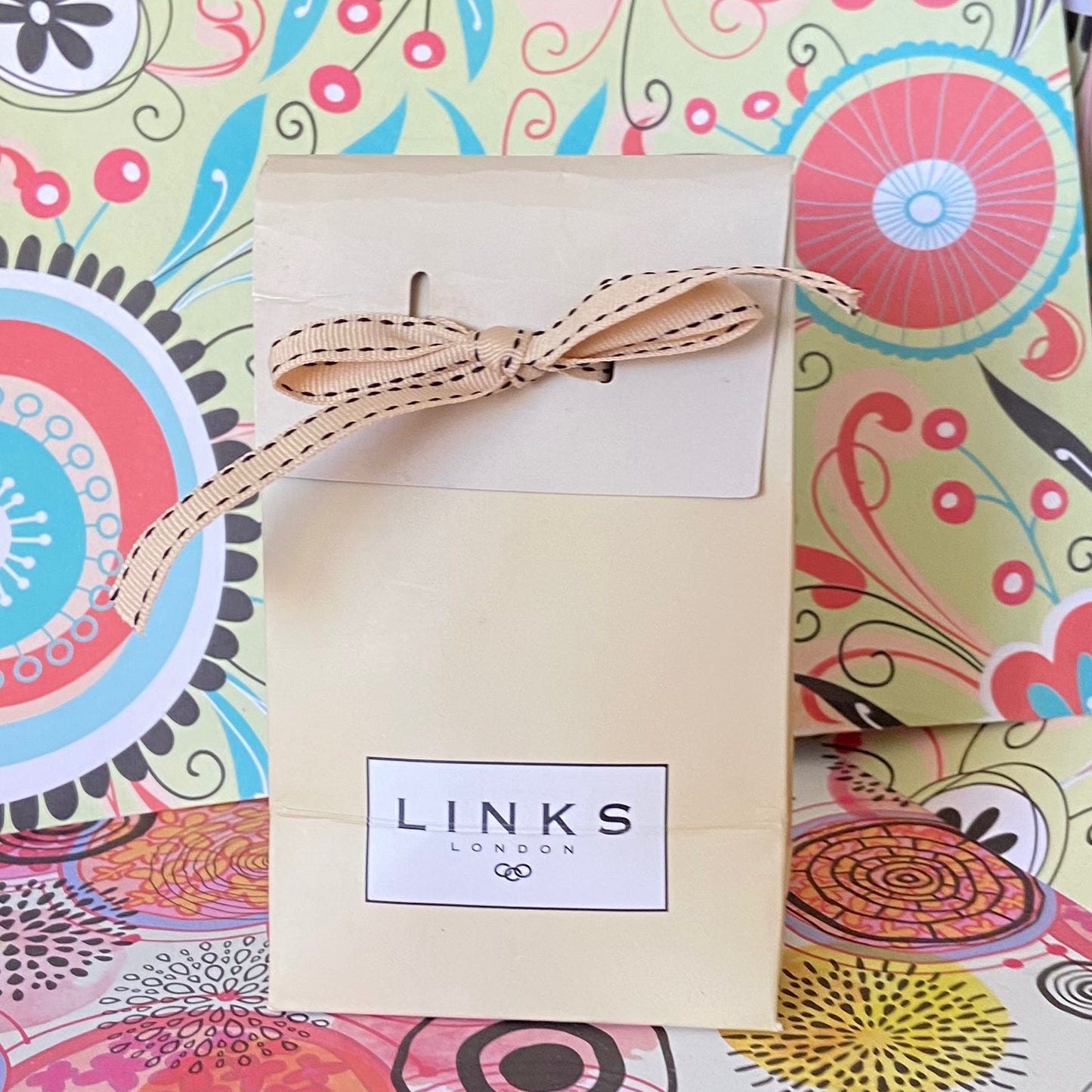 Sterling Silver Links of London OH MY GOSH!! Christmas Tree Charm, original packaging.