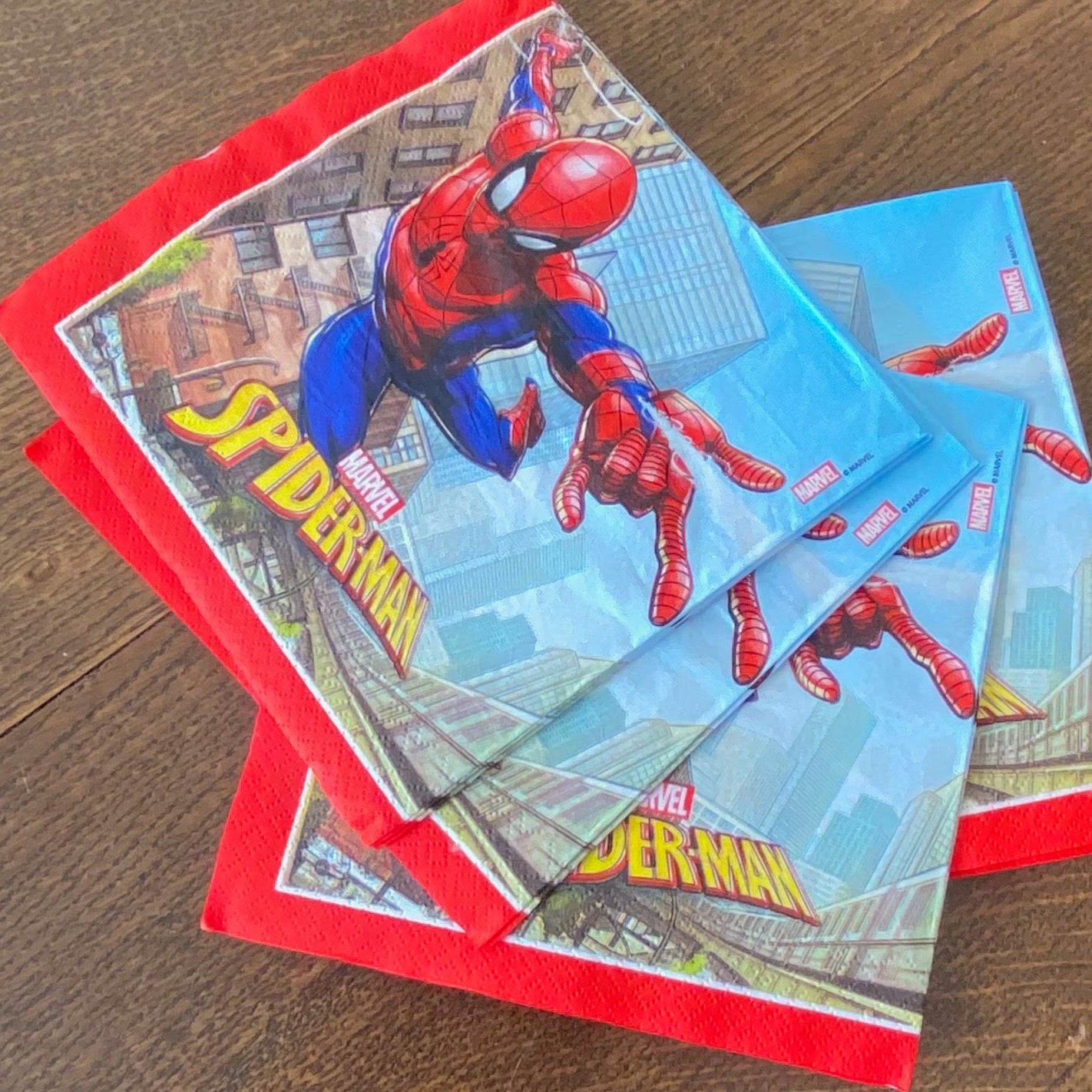 Marvel Spiderman 3 packets Napkins 20 per pack can be used for Decoupage