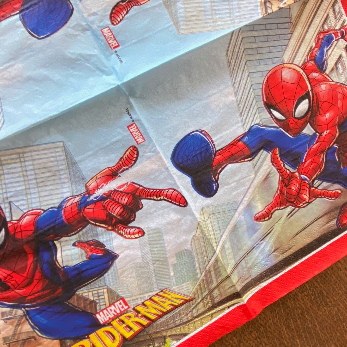 Marvel Spiderman 3 packets Napkins 20 per pack can be used for Decoupage