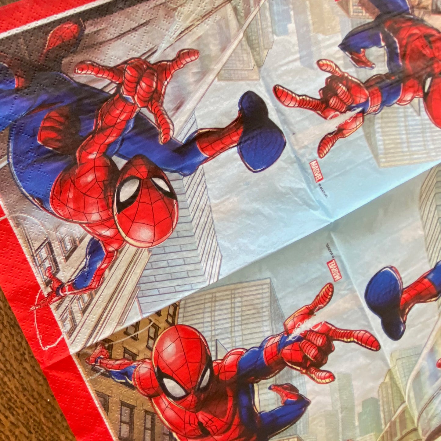Marvel Spiderman 3 packets Napkins 20 per pack can be used for Decoupage