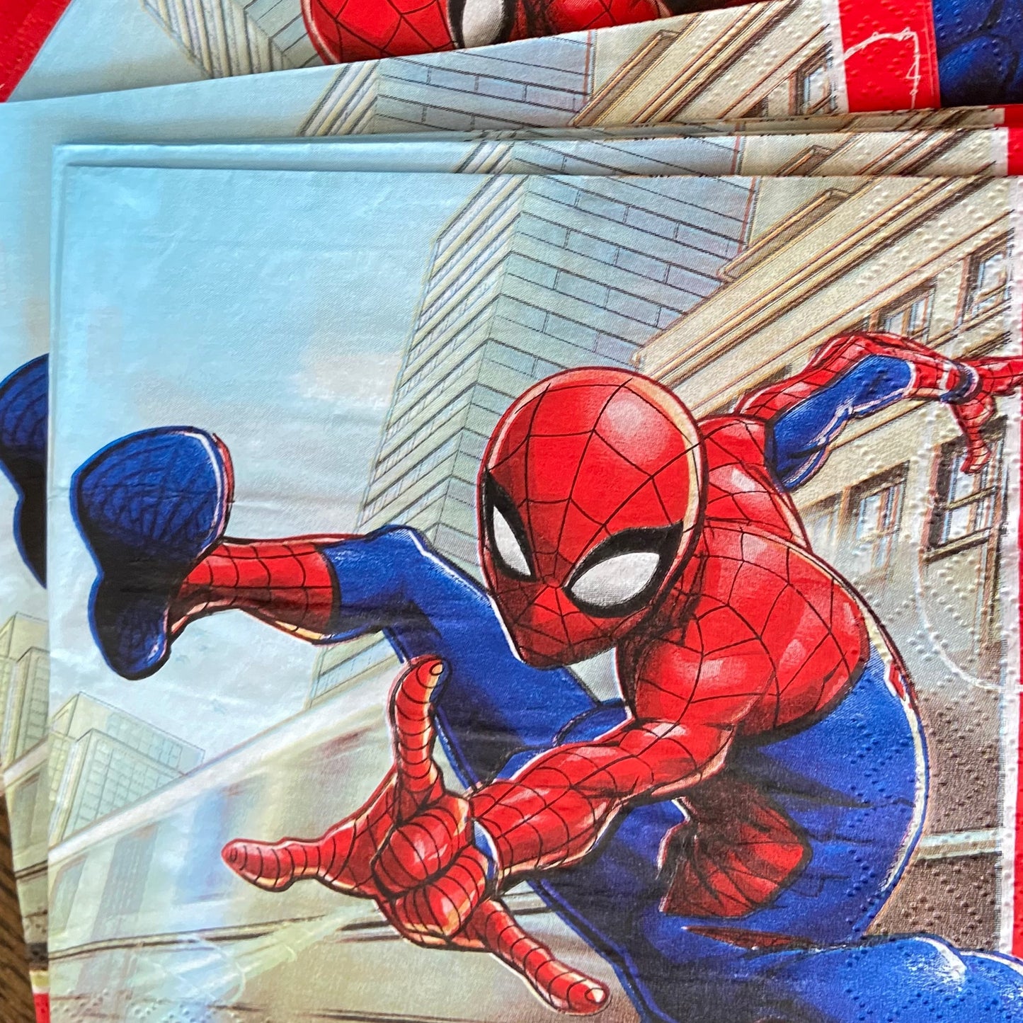 Marvel Spiderman 3 packets Napkins 20 per pack can be used for Decoupage