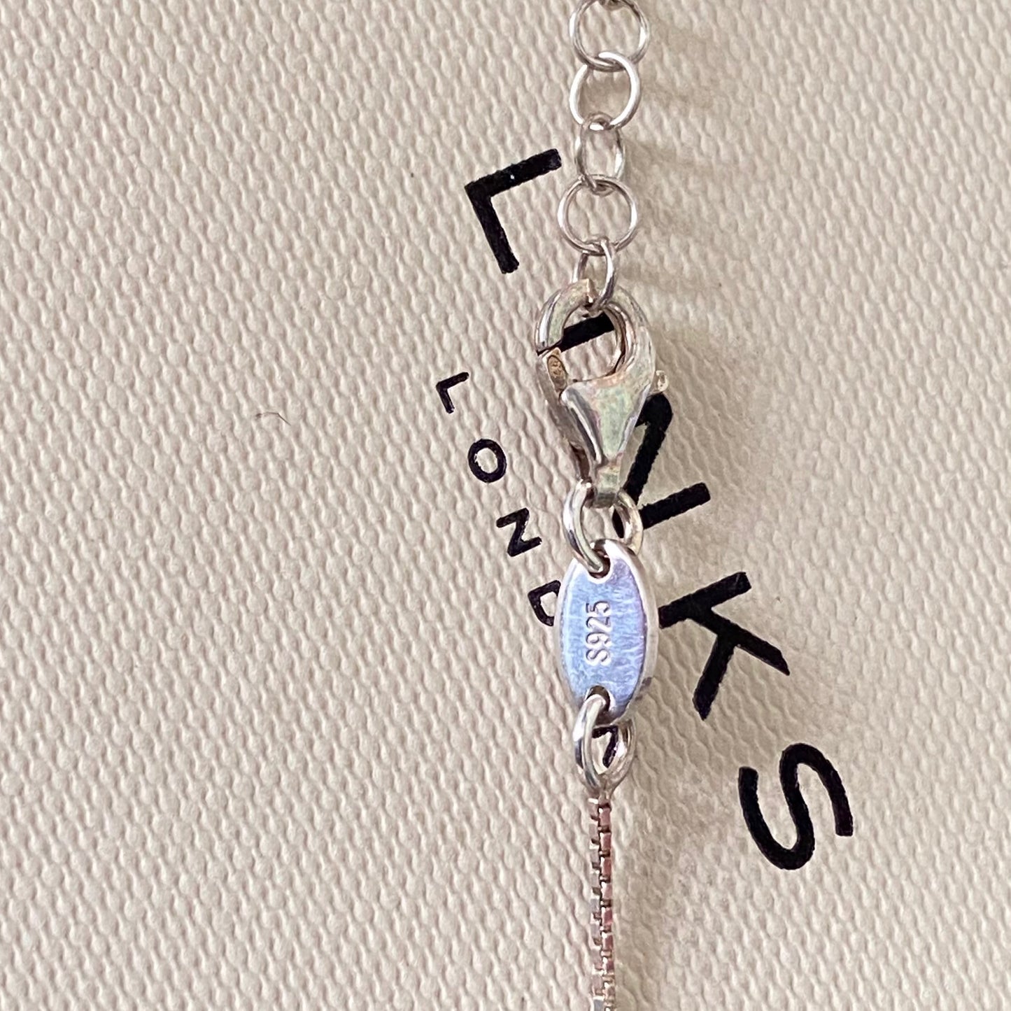 Links of London Aurora Rose Gold Vermeil Cluster Pendent Necklace