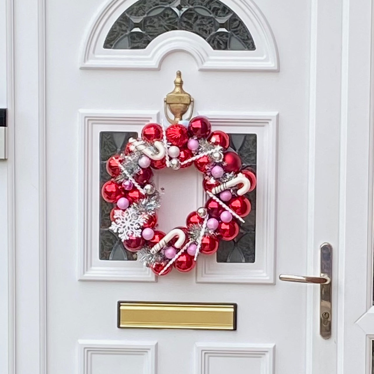 Candy Cane Wreath