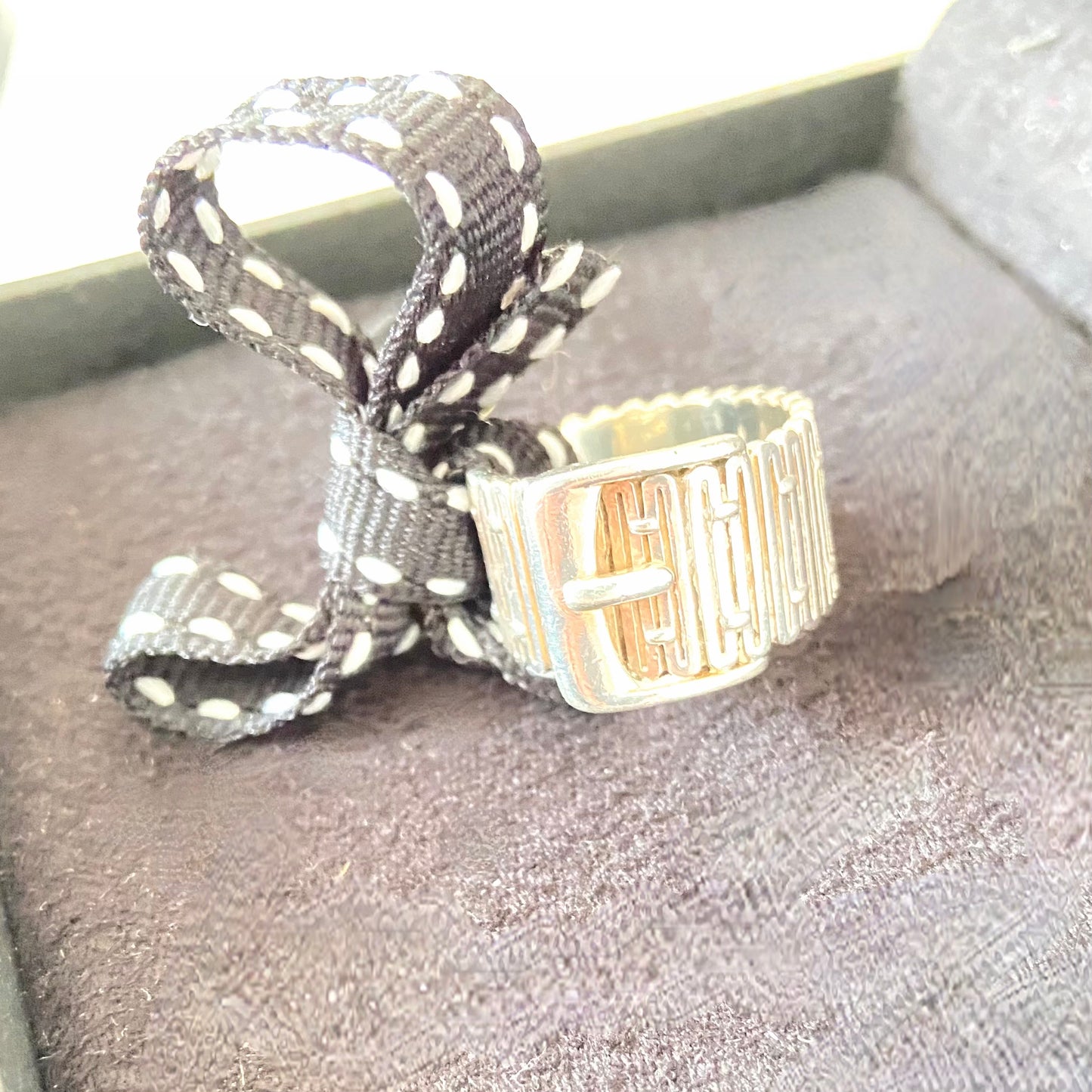 Links of London Sterling Silver Buckle Ring