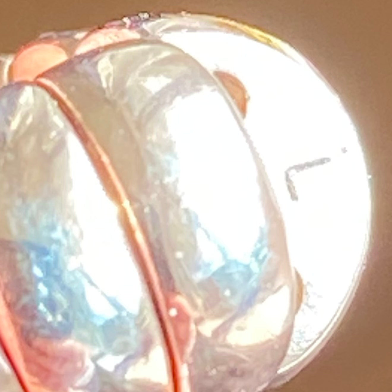 Links of London Rose Gold two tone Sterling Silver Sweetie Ring size L