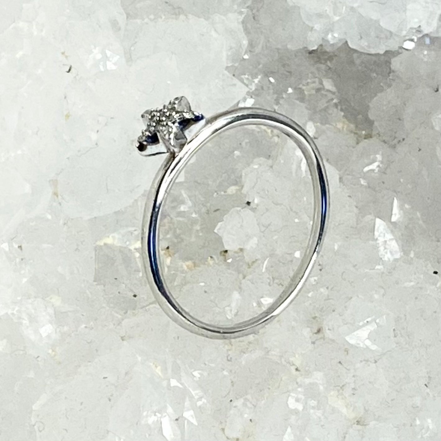 Links of London Essentials Sterling Silver Star Crystal Ring