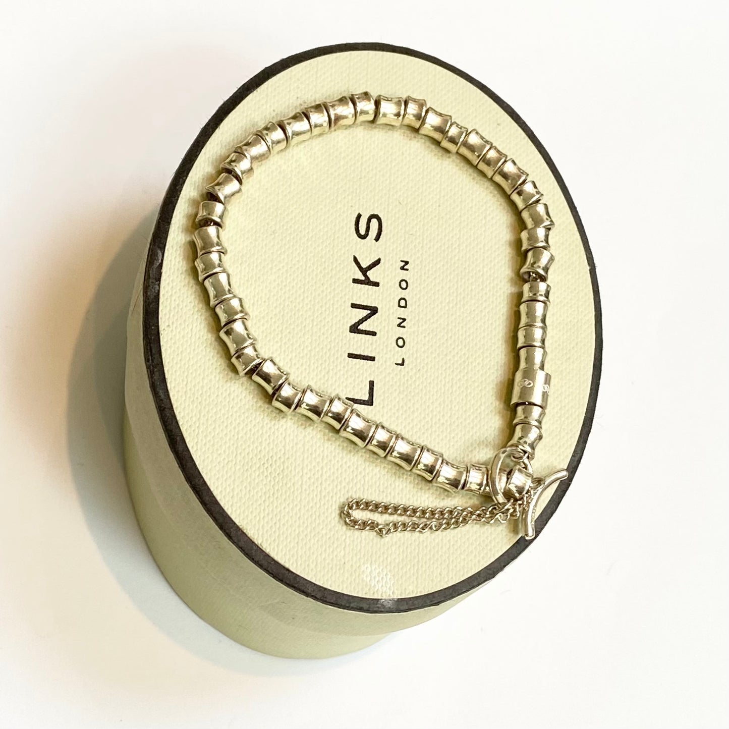 Pre Loved Links of London Silver Bracelet with Tubular Beads from the Allsorts range all sorts