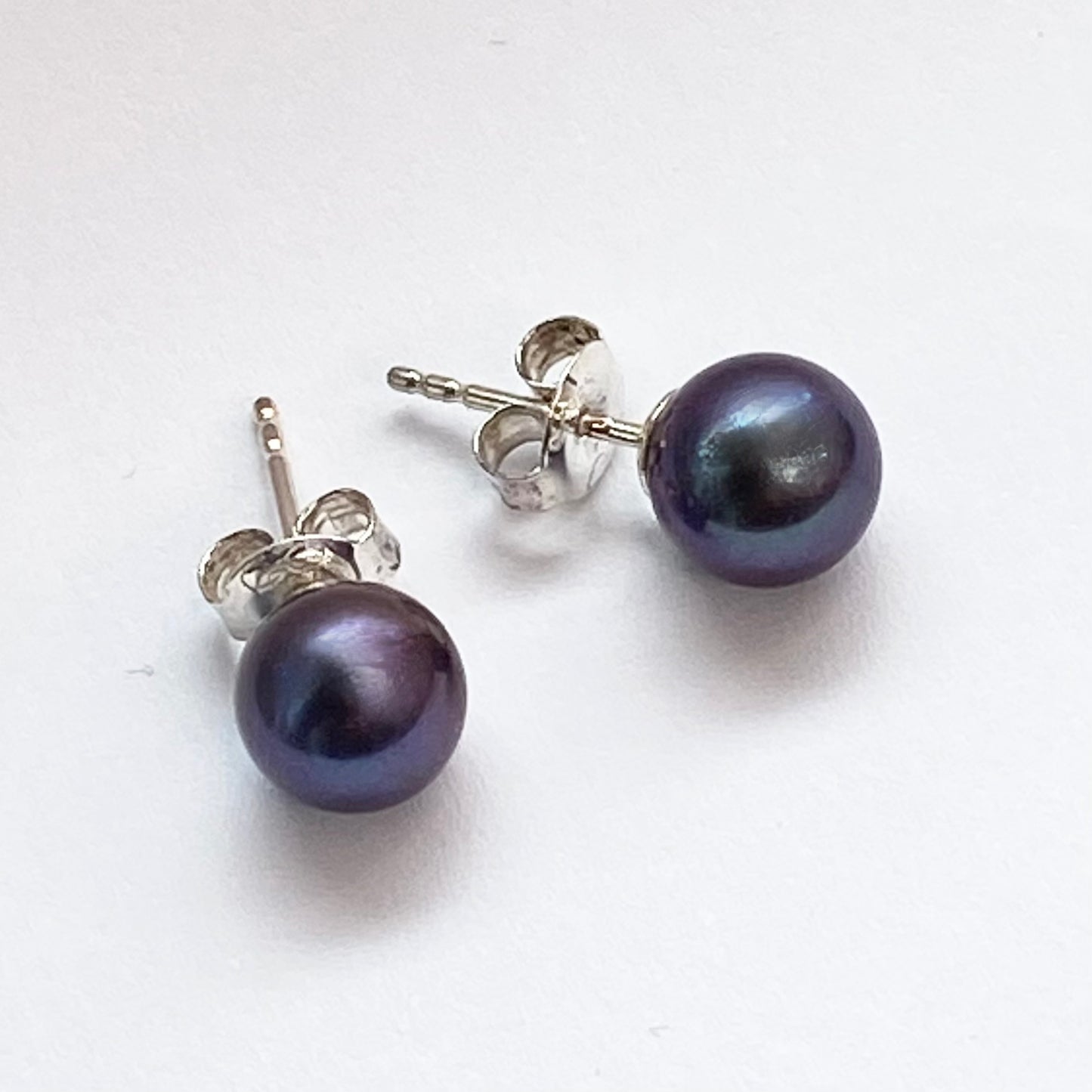 Effervescence Large Black Pearl Preloved Links of London Earrings