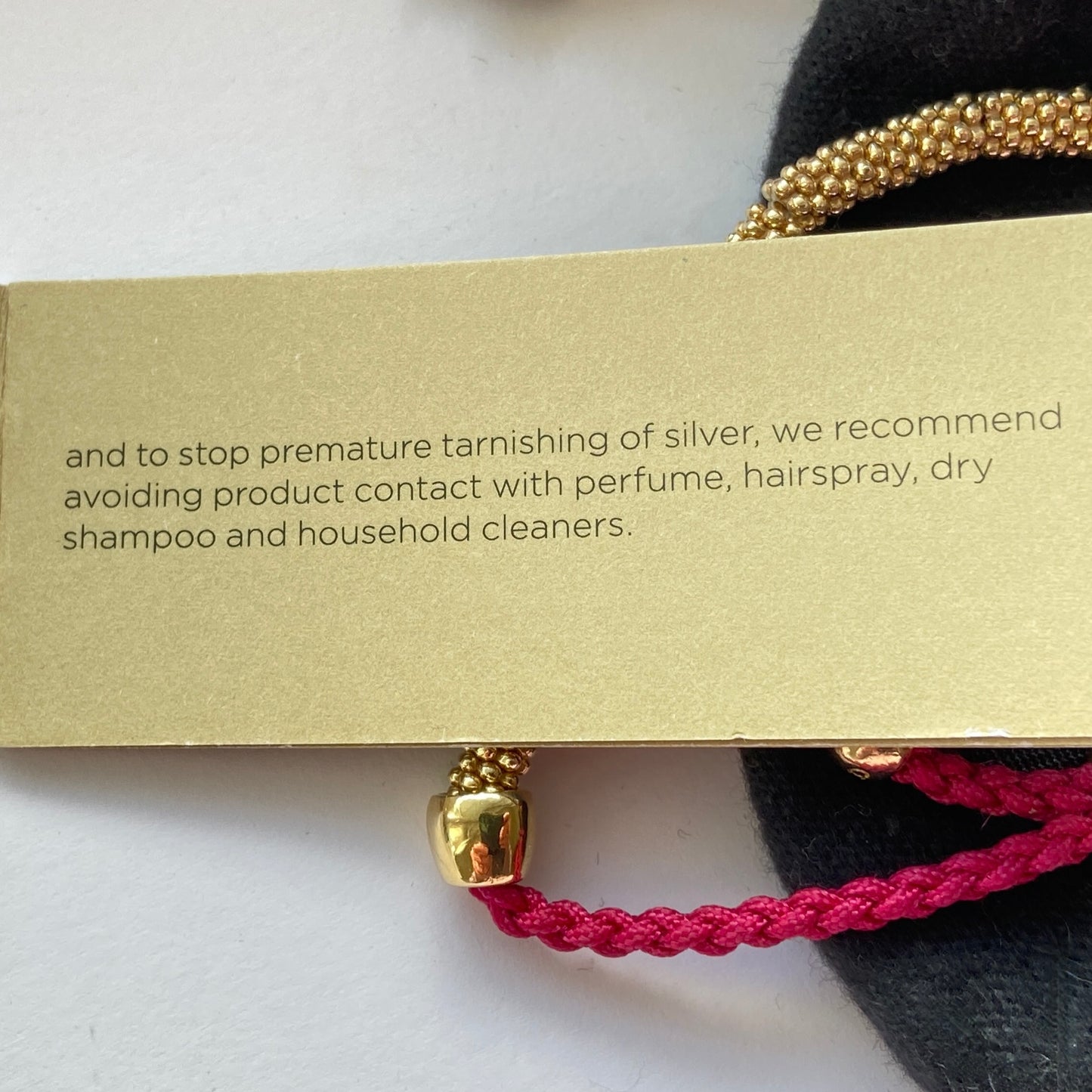 Gold and Red Woven adjustable Friendship Bracelet