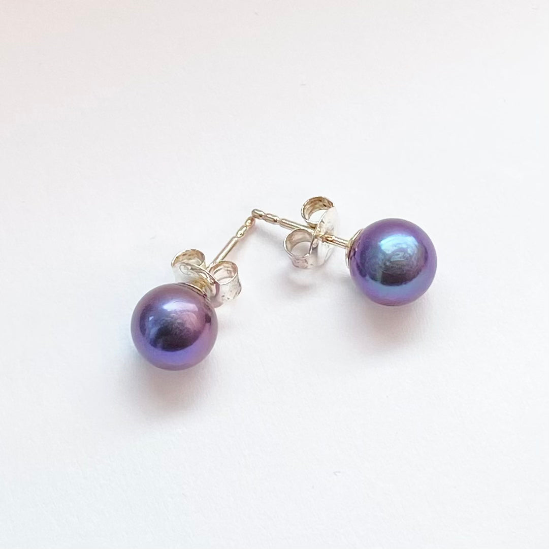 Effervescence Large Black Pearl Preloved Links of London Earrings