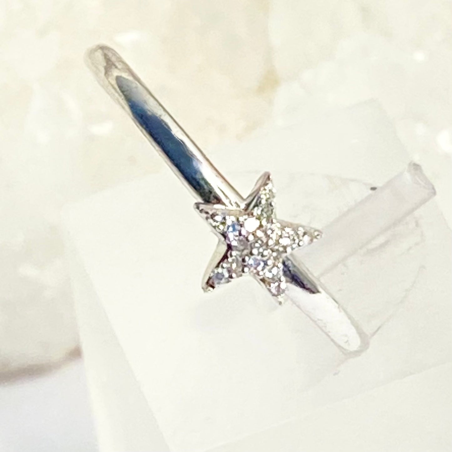 Links of London Essentials Sterling Silver Star Crystal Ring