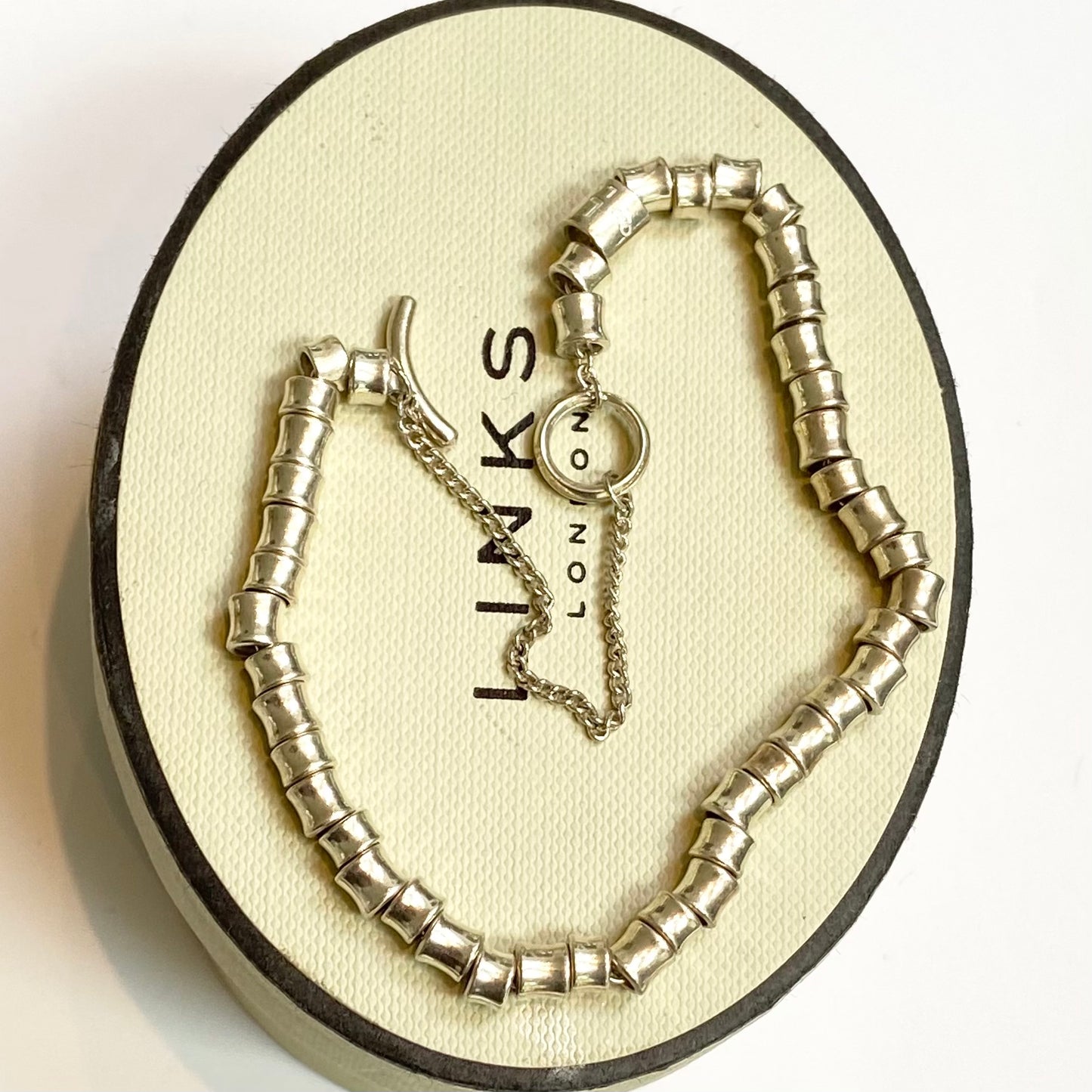 Pre Loved Links of London Silver Bracelet with Tubular Beads from the Allsorts range all sorts
